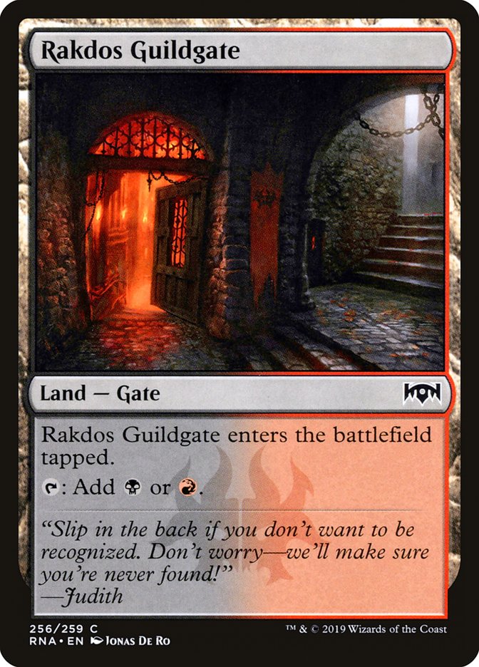 Rakdos Guildgate (256/259) [Ravnica Allegiance] | Dragon's Lair Comics and Fantasy Houston TX