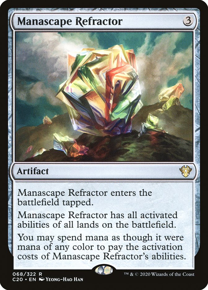 Manascape Refractor [Commander 2020] | Dragon's Lair Comics and Fantasy Houston TX
