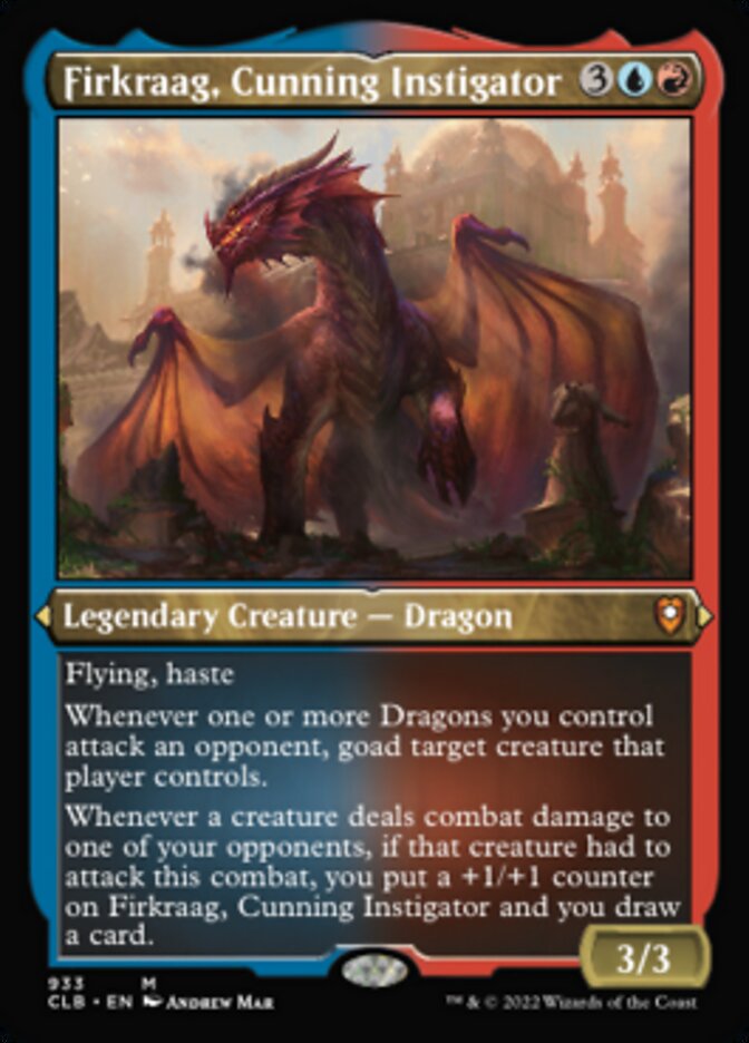 Firkraag, Cunning Instigator (Display Commander) (Foil Etched) [Commander Legends: Battle for Baldur's Gate] | Dragon's Lair Comics and Fantasy Houston TX