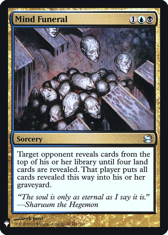 Mind Funeral [Mystery Booster] | Dragon's Lair Comics and Fantasy Houston TX