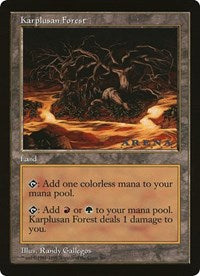 Karplusan Forest (Oversized) [Oversize Cards] | Dragon's Lair Comics and Fantasy Houston TX