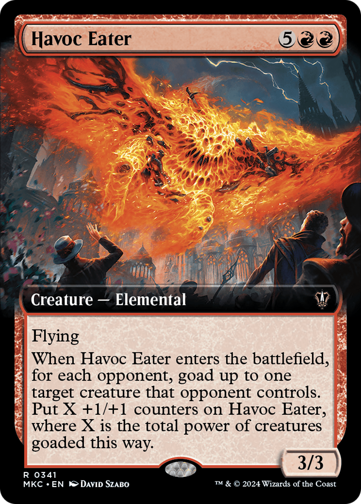 Havoc Eater (Extended Art) [Murders at Karlov Manor Commander] | Dragon's Lair Comics and Fantasy Houston TX
