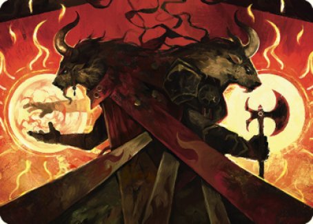 Hurloon Battle Hymn Art Card [Dominaria United Art Series] | Dragon's Lair Comics and Fantasy Houston TX