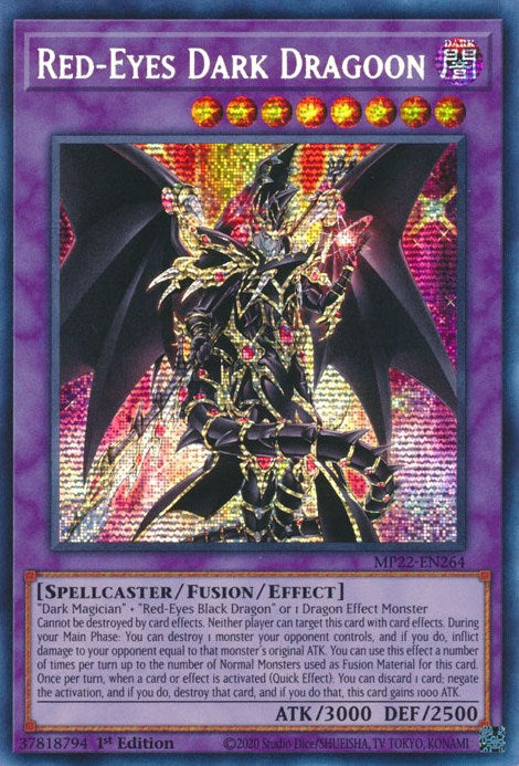 Red-Eyes Dark Dragoon [MP22-EN264] Prismatic Secret Rare | Dragon's Lair Comics and Fantasy Houston TX