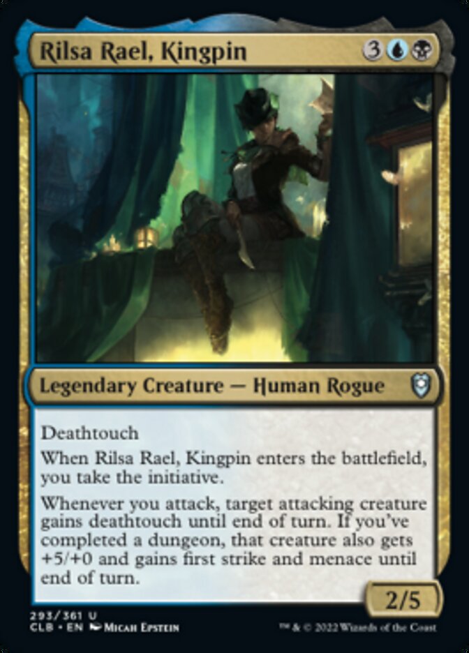 Rilsa Rael, Kingpin [Commander Legends: Battle for Baldur's Gate] | Dragon's Lair Comics and Fantasy Houston TX