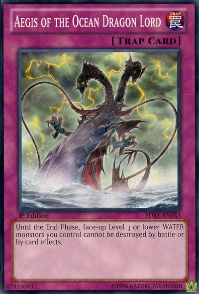 Aegis of the Ocean Dragon Lord [SDRE-EN033] Common | Dragon's Lair Comics and Fantasy Houston TX