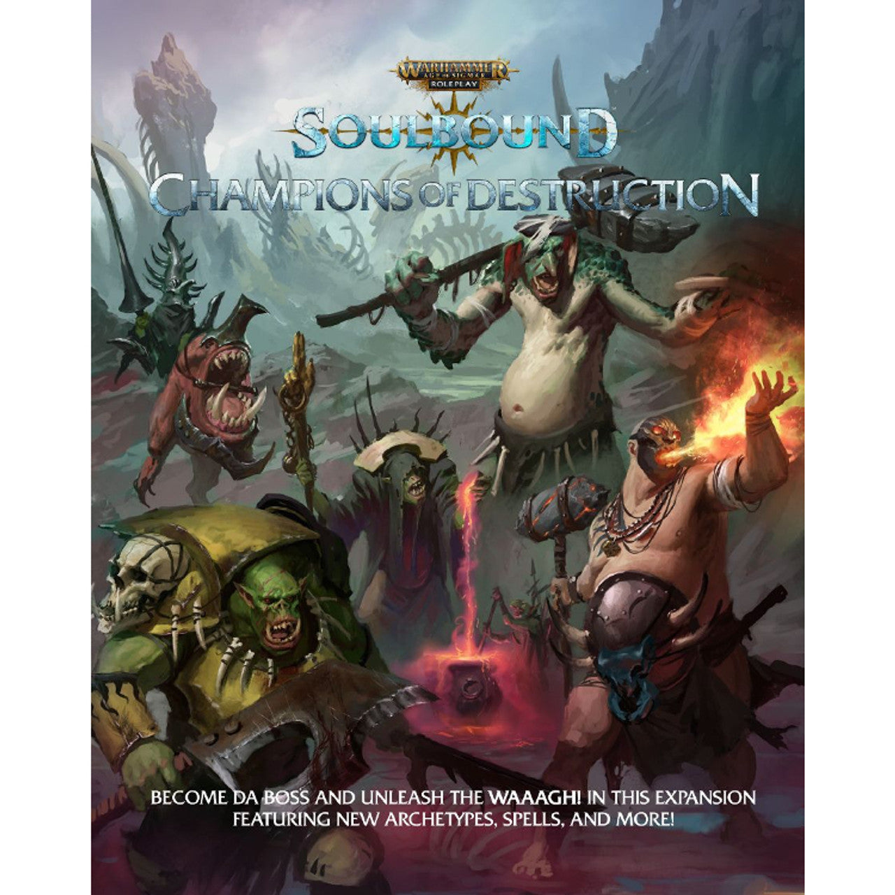 Warhammer Age of Sigmar RPG: Champions of Destruction | Dragon's Lair Comics and Fantasy Houston TX