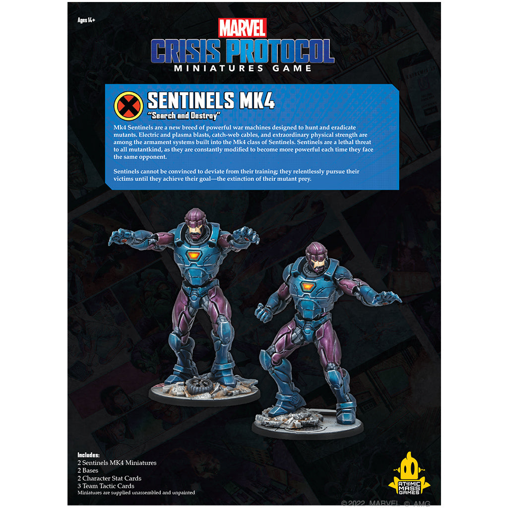 Marvel Crisis Protocol: Sentinels Mk4 | Dragon's Lair Comics and Fantasy Houston TX