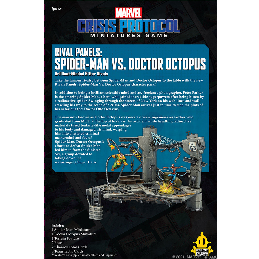 CL Marvel Crisis Protocol: Rival Panels Spider Man vs Doc Octopus | Dragon's Lair Comics and Fantasy Houston TX