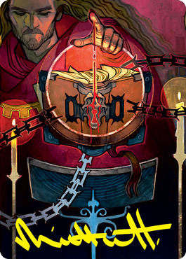 Sign in Blood Art Card (Gold-Stamped Signature) [Strixhaven: School of Mages Art Series] | Dragon's Lair Comics and Fantasy Houston TX