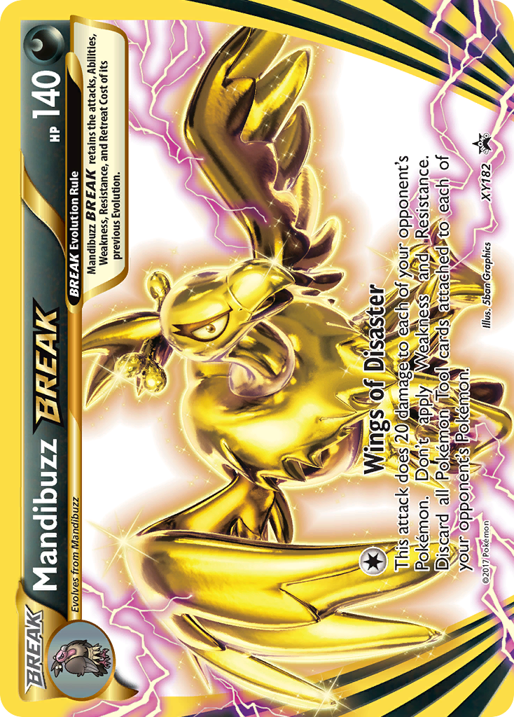 Mandibuzz BREAK (XY182) [XY: Black Star Promos] | Dragon's Lair Comics and Fantasy Houston TX