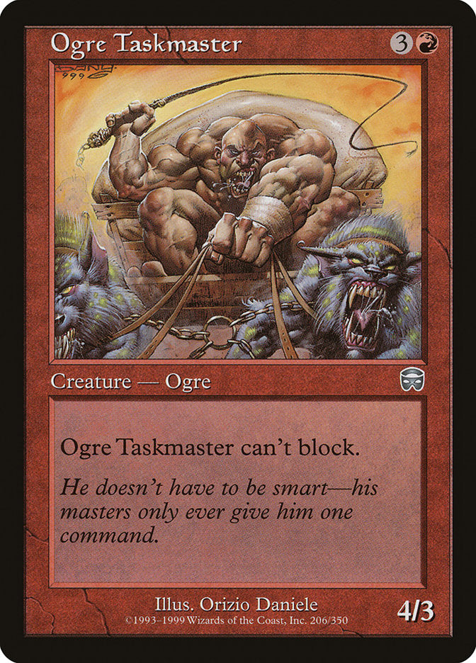 Ogre Taskmaster [Mercadian Masques] | Dragon's Lair Comics and Fantasy Houston TX