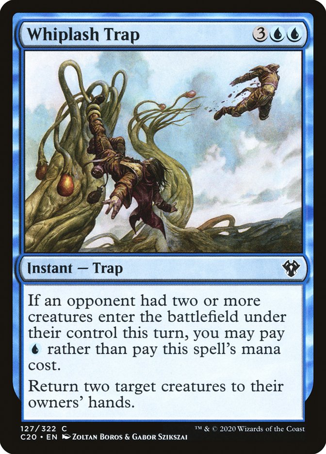 Whiplash Trap [Commander 2020] | Dragon's Lair Comics and Fantasy Houston TX