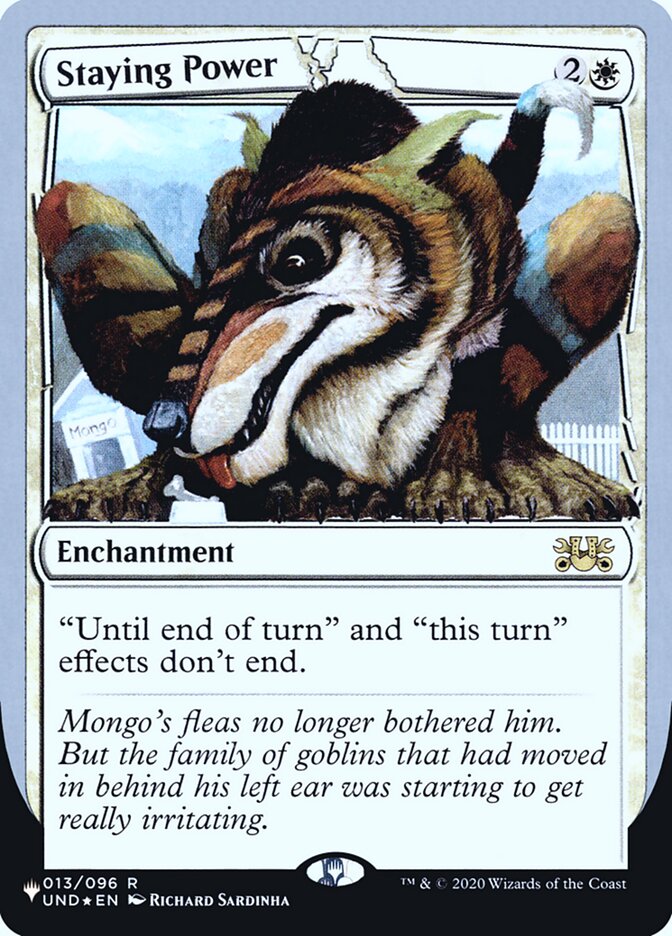 Staying Power (Unfinity Foil Edition) [The List] | Dragon's Lair Comics and Fantasy Houston TX