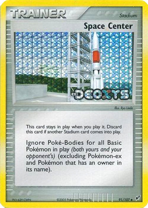 Space Center (91/107) (Stamped) [EX: Deoxys] | Dragon's Lair Comics and Fantasy Houston TX