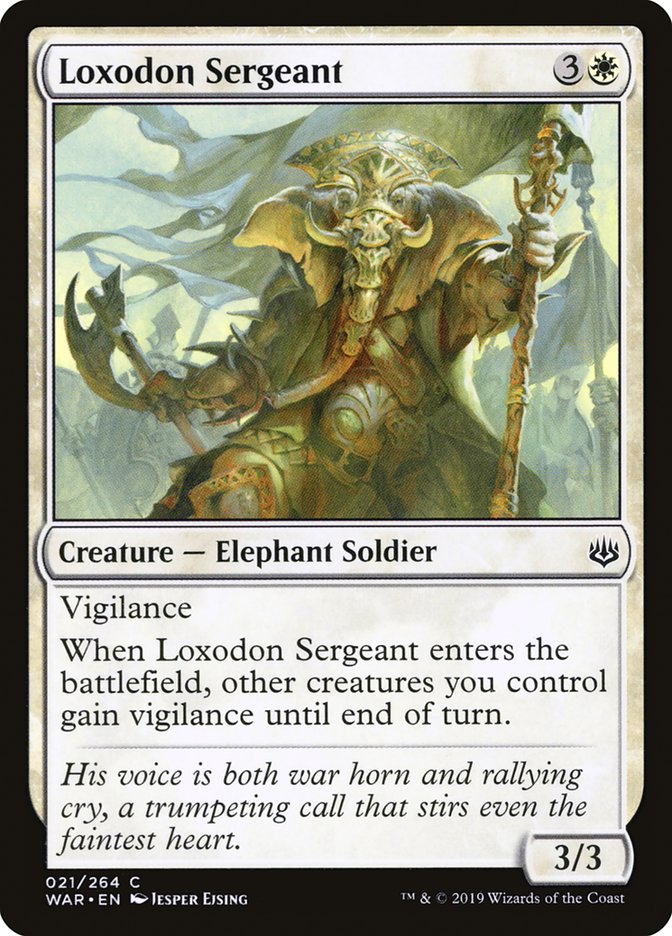 Loxodon Sergeant [War of the Spark] | Dragon's Lair Comics and Fantasy Houston TX