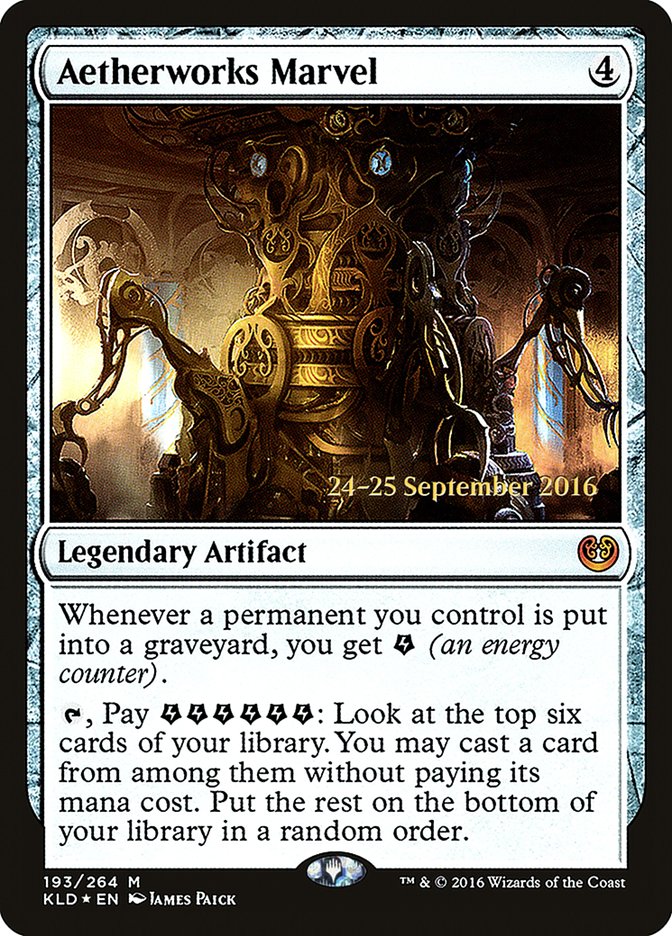Aetherworks Marvel [Kaladesh Prerelease Promos] | Dragon's Lair Comics and Fantasy Houston TX