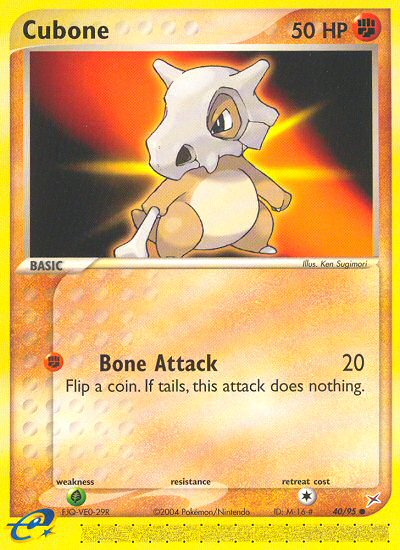 Cubone (40/95) [EX: Team Magma vs Team Aqua] | Dragon's Lair Comics and Fantasy Houston TX