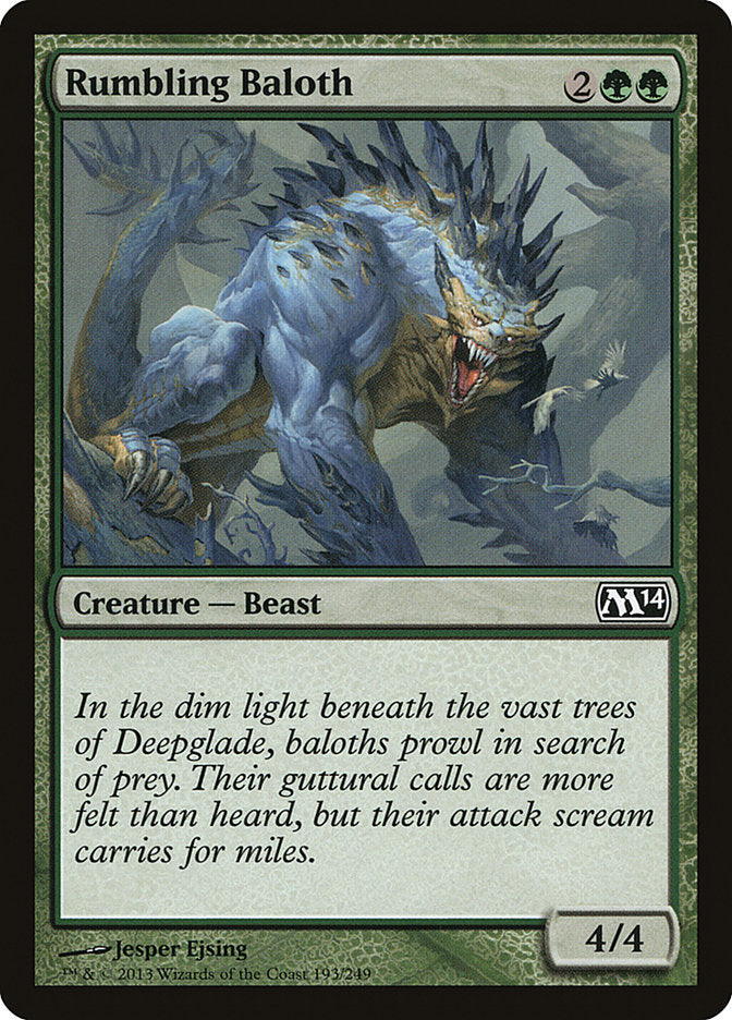 Rumbling Baloth [Magic 2014] | Dragon's Lair Comics and Fantasy Houston TX