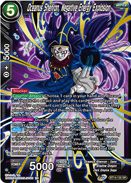 Oceanus Shenron, Negative Energy Explosion (BT14-135) [Cross Spirits] | Dragon's Lair Comics and Fantasy Houston TX