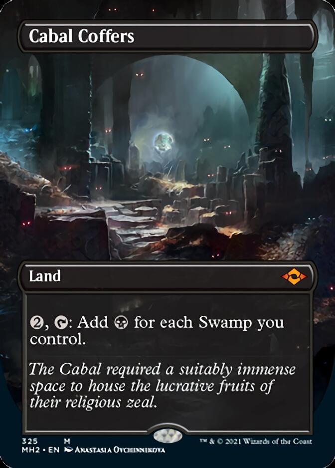 Cabal Coffers (Borderless Alternate Art) [Modern Horizons 2] | Dragon's Lair Comics and Fantasy Houston TX