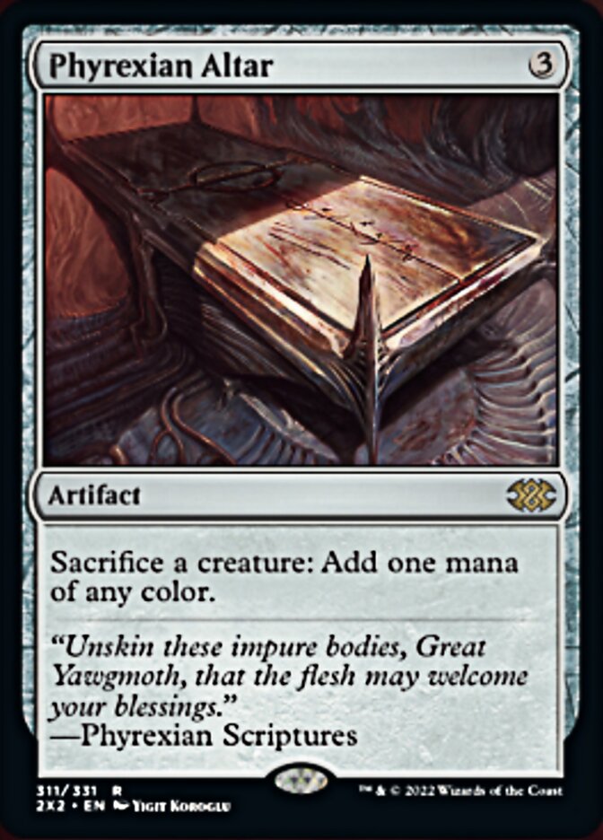 Phyrexian Altar [Double Masters 2022] | Dragon's Lair Comics and Fantasy Houston TX
