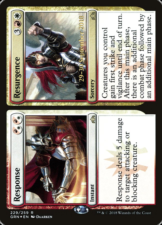 Response // Resurgence [Guilds of Ravnica Prerelease Promos] | Dragon's Lair Comics and Fantasy Houston TX