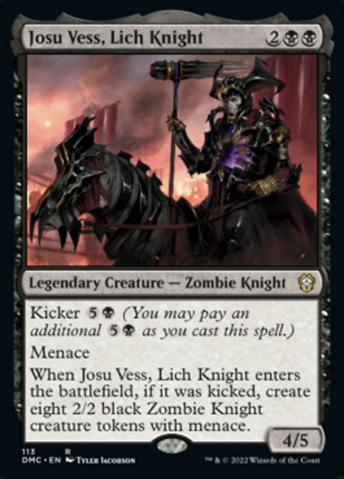 Josu Vess, Lich Knight [Dominaria United Commander] | Dragon's Lair Comics and Fantasy Houston TX