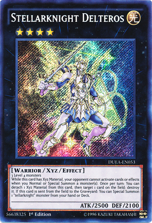 Stellarknight Delteros [DUEA-EN053] Secret Rare | Dragon's Lair Comics and Fantasy Houston TX