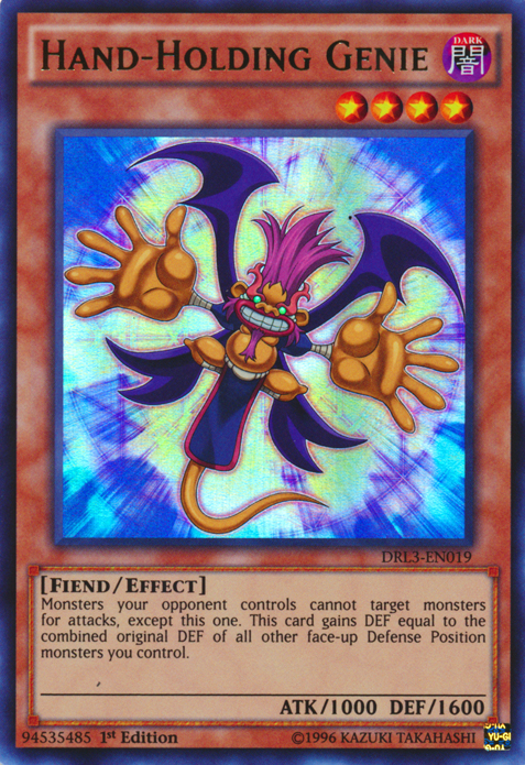 Hand-Holding Genie [DRL3-EN019] Ultra Rare | Dragon's Lair Comics and Fantasy Houston TX