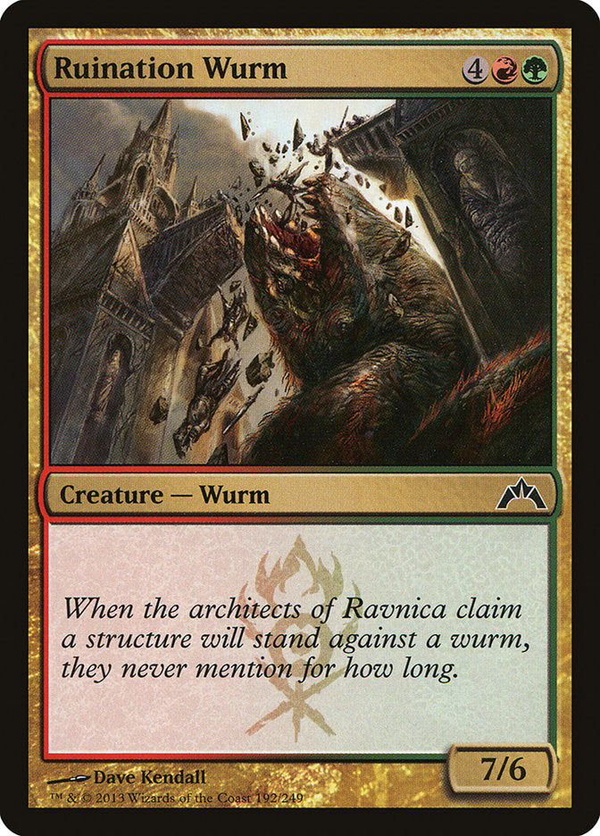 Ruination Wurm [Gatecrash] | Dragon's Lair Comics and Fantasy Houston TX