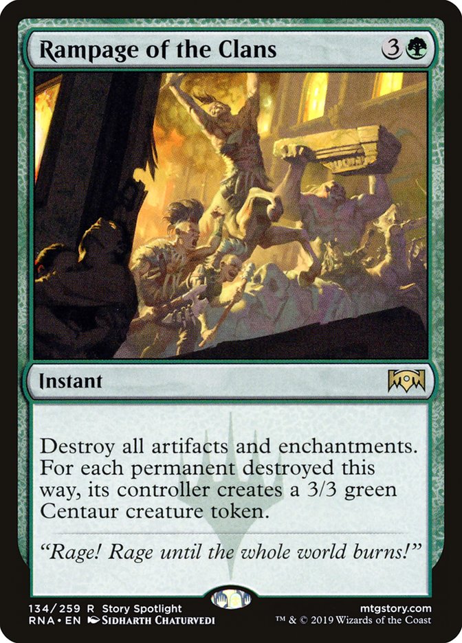Rampage of the Clans [Ravnica Allegiance] | Dragon's Lair Comics and Fantasy Houston TX