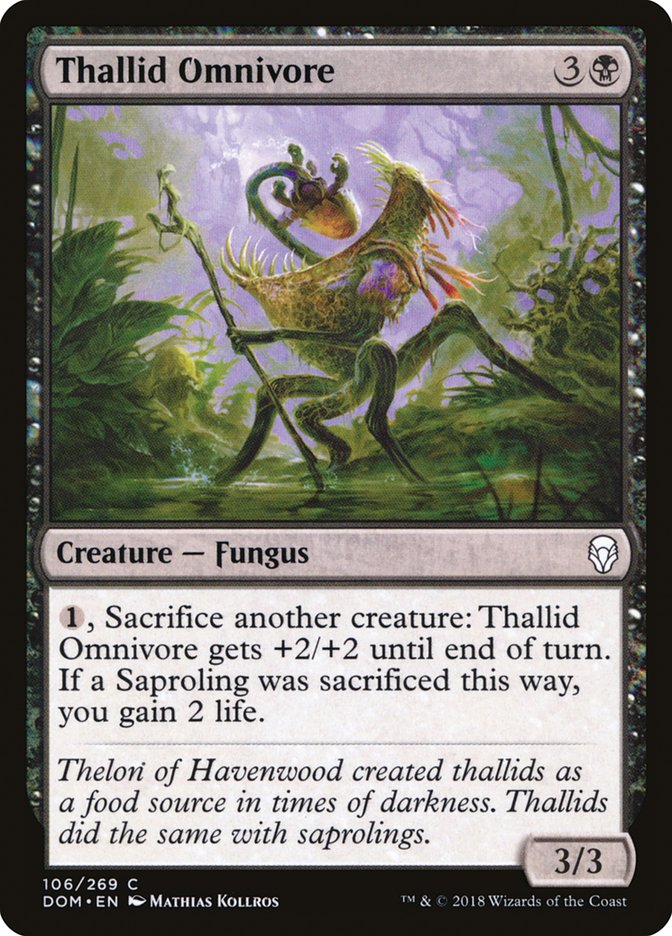 Thallid Omnivore [Dominaria] | Dragon's Lair Comics and Fantasy Houston TX