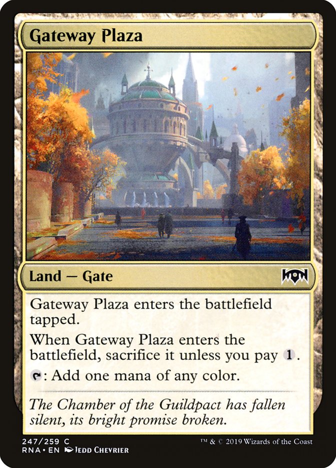 Gateway Plaza [Ravnica Allegiance] | Dragon's Lair Comics and Fantasy Houston TX