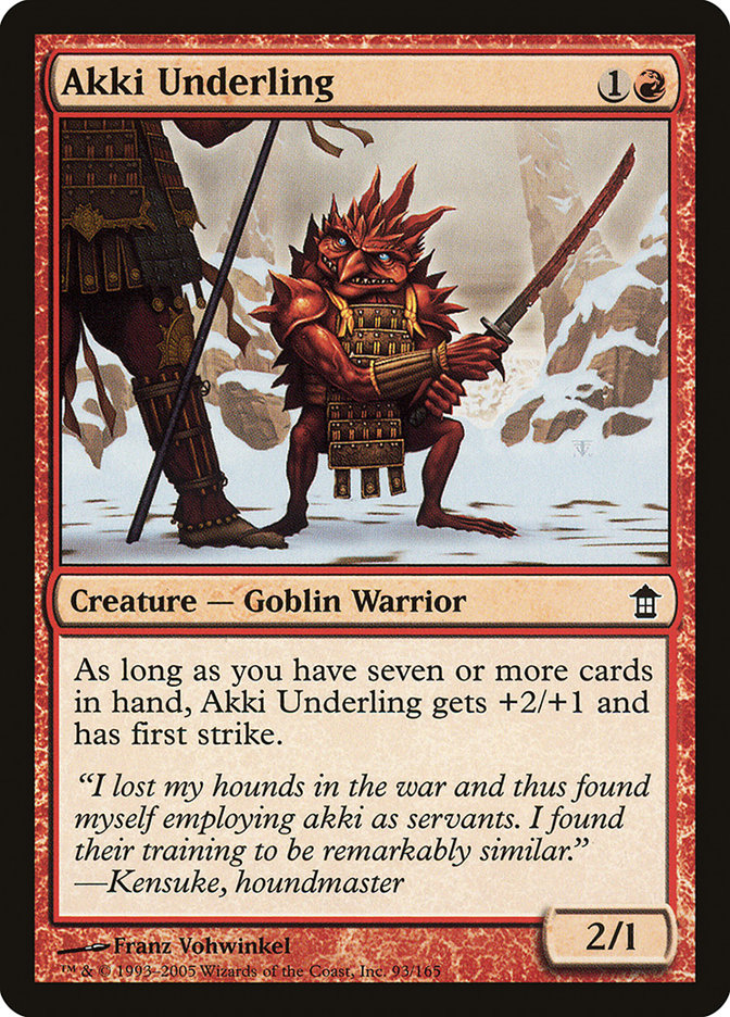 Akki Underling [Saviors of Kamigawa] | Dragon's Lair Comics and Fantasy Houston TX