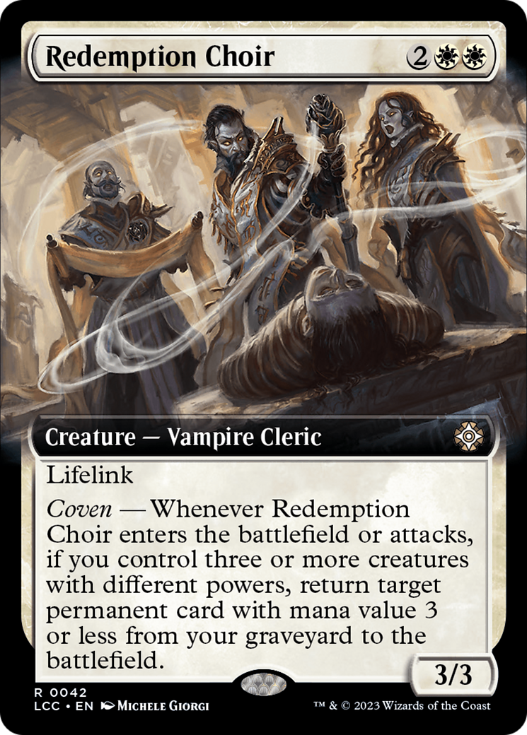 Redemption Choir (Extended Art) [The Lost Caverns of Ixalan Commander] | Dragon's Lair Comics and Fantasy Houston TX