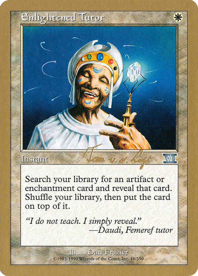 Enlightened Tutor (Tom van de Logt) [World Championship Decks 2000] | Dragon's Lair Comics and Fantasy Houston TX