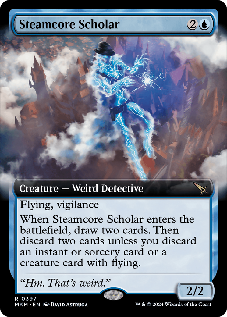Steamcore Scholar (Extended Art) [Murders at Karlov Manor] | Dragon's Lair Comics and Fantasy Houston TX