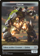 Ape // Golem Double-Sided Token [Double Masters Tokens] | Dragon's Lair Comics and Fantasy Houston TX