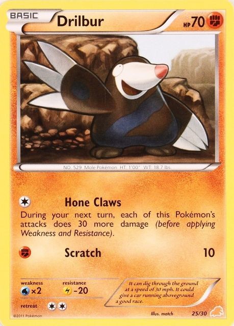 Drilbur (25/30) [Black & White: Trainer Kit - Excadrill] | Dragon's Lair Comics and Fantasy Houston TX