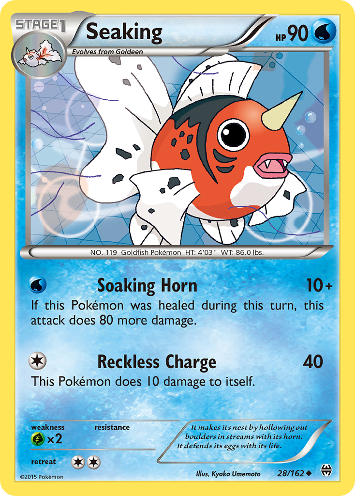 Seaking (28/162) [XY: BREAKthrough] | Dragon's Lair Comics and Fantasy Houston TX