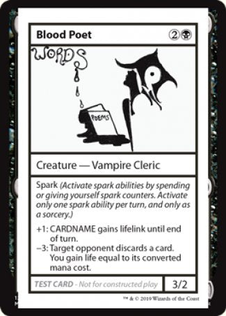 Blood Poet (2021 Edition) [Mystery Booster Playtest Cards] | Dragon's Lair Comics and Fantasy Houston TX
