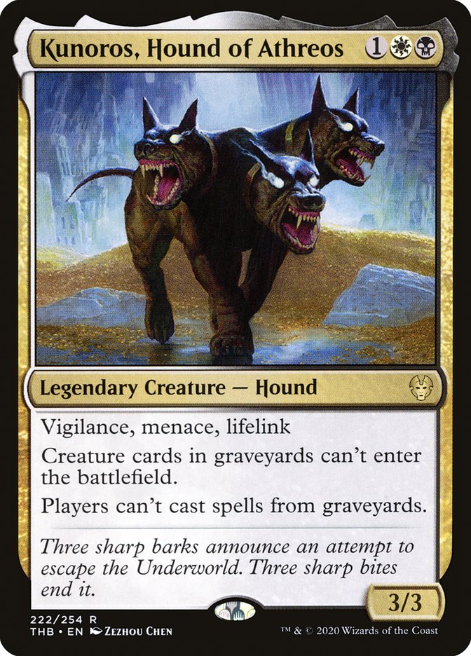 Kunoros, Hound of Athreos [Theros Beyond Death] | Dragon's Lair Comics and Fantasy Houston TX