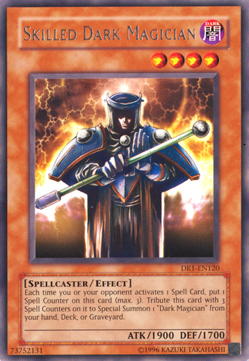 Skilled Dark Magician [DR1-EN120] Rare | Dragon's Lair Comics and Fantasy Houston TX