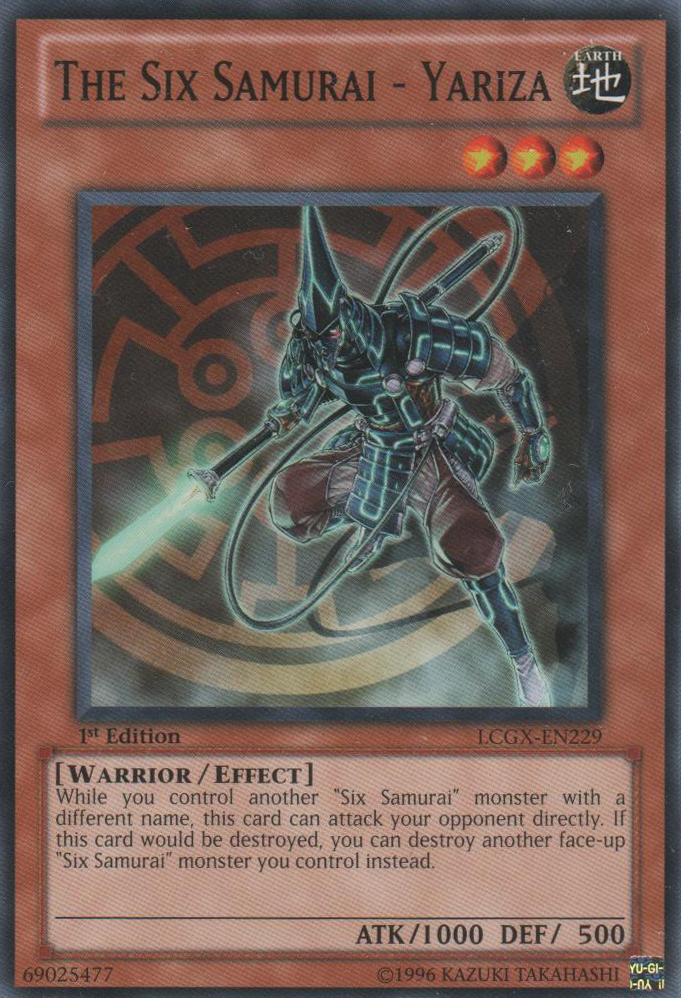 The Six Samurai - Yariza [LCGX-EN229] Common | Dragon's Lair Comics and Fantasy Houston TX