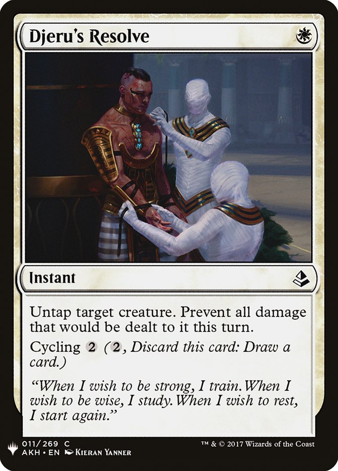 Djeru's Resolve [Mystery Booster] | Dragon's Lair Comics and Fantasy Houston TX