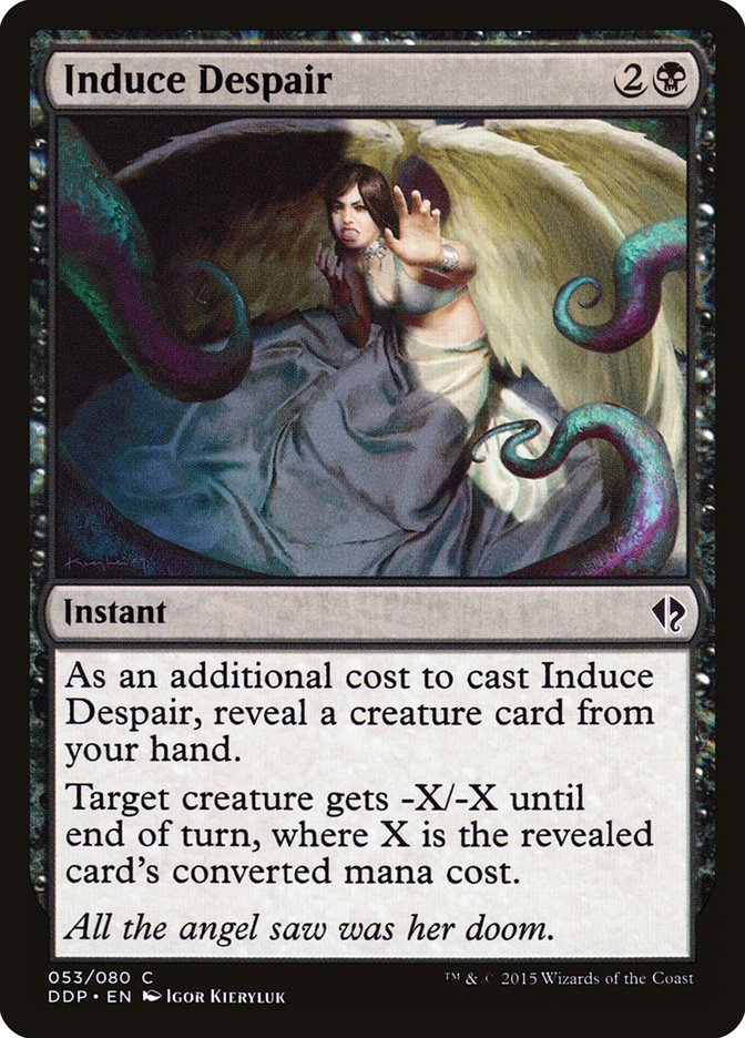Induce Despair [Duel Decks: Zendikar vs. Eldrazi] | Dragon's Lair Comics and Fantasy Houston TX