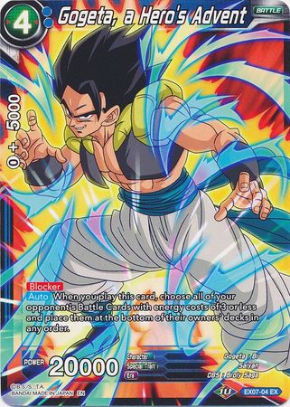 Gogeta, a Hero's Advent (EX07-04) [Magnificent Collection Fusion Hero] | Dragon's Lair Comics and Fantasy Houston TX