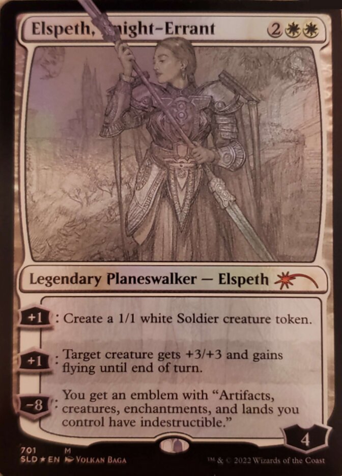 Elspeth, Knight-Errant (Sketch) [Secret Lair Drop Promos] | Dragon's Lair Comics and Fantasy Houston TX