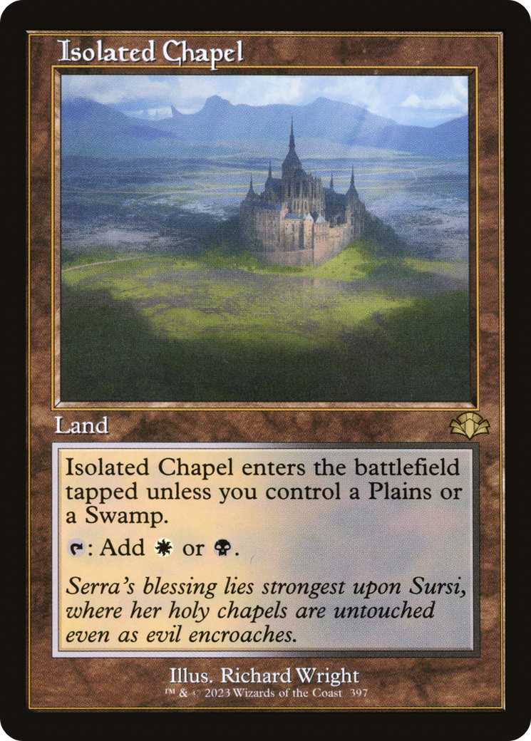 Isolated Chapel (Retro) [Dominaria Remastered] | Dragon's Lair Comics and Fantasy Houston TX